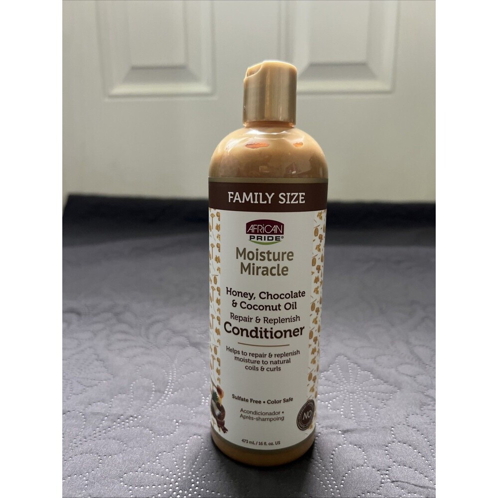 African Pride Moisture Miracle Honey Coconut Oil Conditioner 16 Fl Oz Hair Beaut
